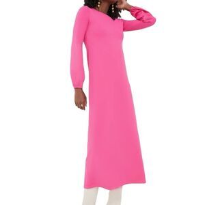 Tuckernuck Pomander Place Pink Lennox Maxi Dress Size Small